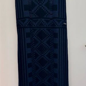 NEW WITH TAGS Scotch & Soda Black and Blue Patterned Knit Dress